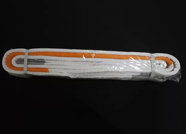 White flat sling