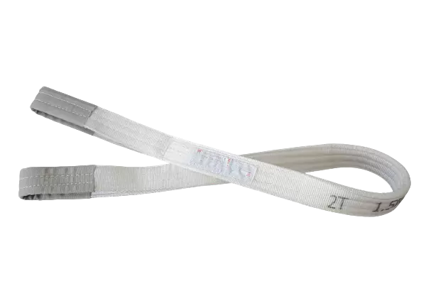 White flat sling